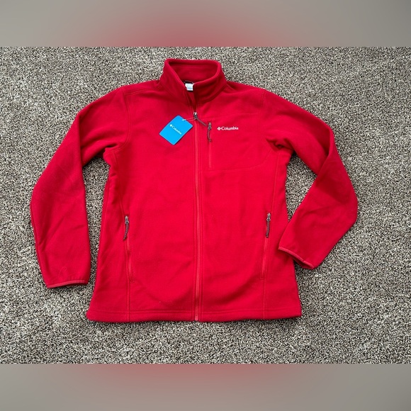 Men’s size Medium red fleece performance jacket new with tags. - Picture 2 of 2